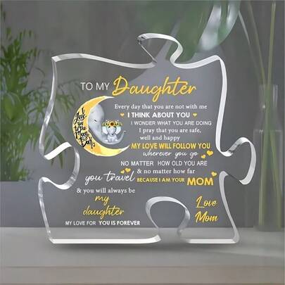 Acrylic Inspirational Graduation Gift, Unique College Graduation Gift For Her, Daughter Commemorative Creative Decor
