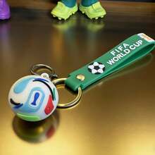 FIFA Football Keychain Gift For Her/Him | Creative Soft Hanging Ornament, Football Fan Event Keyring, Party Gathering Keychain Gift Box - Multicolor - View 6