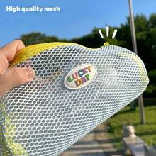A Large Capacity Mesh Pencil Case With A Hanging Decoration, Suitable For Storing Pens And Pencils. This Portable Student Storage Bag Comes In Multiple Colors, Is Both Stylish And Durable, Making It An Ideal Choice For Stationery And Office Supplies. - Mesh Pencil Case - View 6