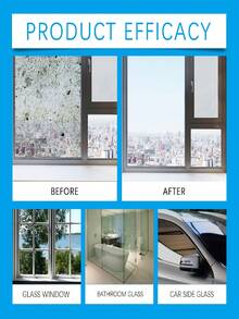 Glass Foam Cleaner, Household Glass Window Mirror Door Grease Fingerprint Remover - 液體 - 查看 6