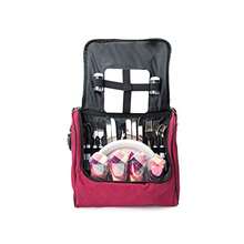 Fox Run Picnic Tote Kit 1 EA rojo - Rojo - Ver 7