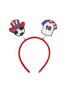 1pc World Cup Headband, Fan Cheering Accessory,Suitable For Sports Events, Parties, Portable And Easy To Wear, Essential Cheering Accessory For Football Matches - Multicolor - View 18