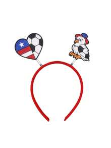 1pc World Cup Headband, Fan Cheering Accessory,Suitable For Sports Events, Parties, Portable And Easy To Wear, Essential Cheering Accessory For Football Matches - Multicolor - View 17