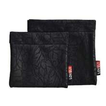 Wired Earphone Cases & Organizers - Genuine Leather, Black - View 8