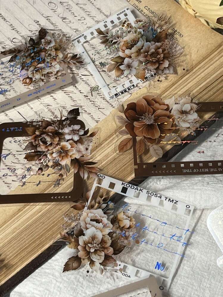 20 pezzi Kawaii Vintage Frasi in inglese Piccoli adesivi floreali freschi Margherite Pellicola irregolare PET Confezione di adesivi impermeabili, Decorazioni per paesaggi Forniture per DIY Journal, Adesivi decorativi impermeabili carini per artigianato, regali e cancelleria per ufficio scolastico, Forniture per scrapbooking - Rettangolo - Visualizzare 1