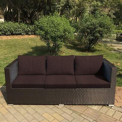 1 chiếc vỏ gối ngoài trời bằng vải nhung bắp, cỡ S/M/L, thích hợp làm vỏ gối sofa ngoài trời, có thể giặt được.