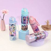 Hasbro Cốc nhựa dung tích lớn, thiết kế hoạt hình dễ thương kèm dây buộc, hình nhóm nữ sinh săn quỷ cực kỳ thu hút. - Nhiều màu - Xem 1