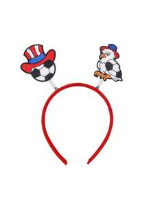 1pc World Cup Headband, Fan Cheering Accessory,Suitable For Sports Events, Parties, Portable And Easy To Wear, Essential Cheering Accessory For Football Matches - Multicolor - View 6