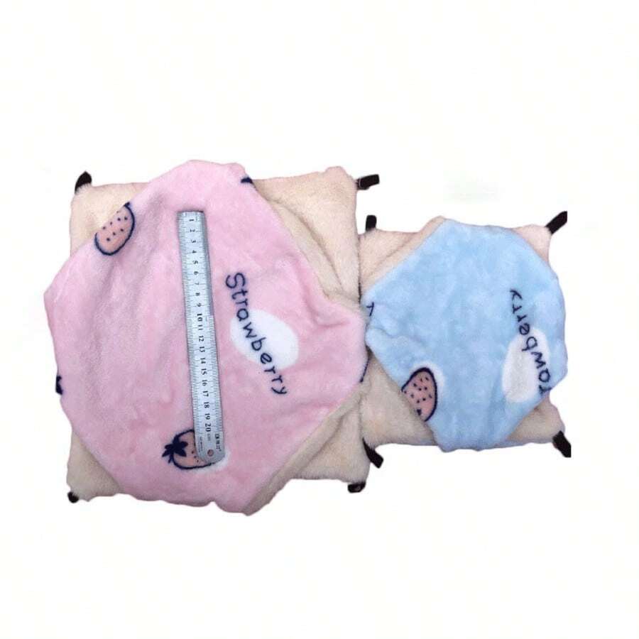 Chiếc võng tổ bằng bông dày, ấm áp, hai lớp dành cho sóc bay, chuột hamster và sóc. - Xem 1