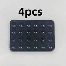 1/2/4个装双面硅胶手机吸盘配件，吸盘式手机支架，免胶手机手柄，手机指环支架，适用于自拍和视频拍摄 - 彩色 - 查看 10