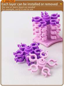 1pc Pagoda-Shaped Bobbin Storage Box Or Set Includes Bobbin Tower And Bobbins, Very Creative And Practical, Can Store Regular Plastic Or Metal Bobbins, Multi-Functional Sewing Machine Bobbin Winder Tower, Bobbin Storage Tool, Sewing Accessory - A - View 9
