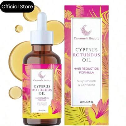 Aceite de Cyperus Rotundus OceAura 60ml | Reduce Vello, Piel Sedosa & Sin Irritación