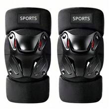 2pcs Outdoor Sports Protective Gear Set, Motorcycle Knee Pads And Elbow Pads, Real Person CS Riding Roller Skating Protective Equipment Set, Suitable For Cycling, Mountaineering, Climbing, Skiing, Ice Skating, Indoor Sports And Various Tactical Competitions - A - View 10