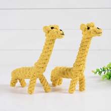 Bộ 3 món đồ chơi dây thừng thắt nút cho chó, đồ chơi gặm thủ công, phù hợp cho chó cỡ vừa và nhỏ, mang lại trải nghiệm chơi thú vị cho thú cưng. - 3 món: Voi + Vịt + Hươu cao cổ - Xem 9