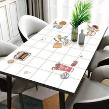 1Roll Kitchen Anti-Oil Sticker Fire-Resistant High-Temperature Countertop Cabinet Desktop Reflective Wallpaper Waterproof Moisture-Proof Mildew-Proof Self-Adhesive - Three Meals and Four Seasons - View 6