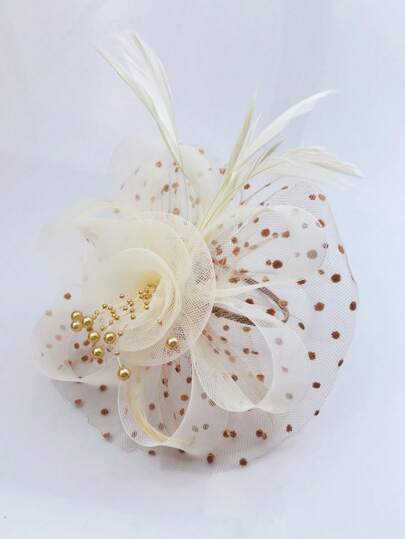 1 Piece Dusty Fascinator Hat 20s Pillbox Hat Tea Party Hat Kentucky Derby Wedding Headwear For Women