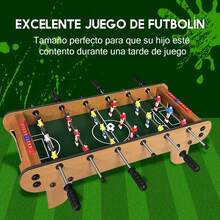 Mesa de Futbolito, Mesa Multijuegos para Niños y Adultos, Juegos de Puzzle de Futbol con 3 Fútbol, para la Familia, la Sala de Juegos, los Amantes del Fútbol - 1 - Ver 3