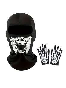 1pc/2pcs Unisex Cycling Skull Face Mask, Riding Cap Sun Protection Balaclava, Suitable For Cycling, Hiking, Climbing, Party And Other Outdoor Activities - J - View 20