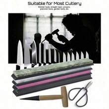 4pcs Sharpening Stone 3000/ 5000/ 8000/ 10000 Grit Whetstone Grinder Knife Sharpener Stone Grindstone Kitchen Tool - Multicolor - View 6