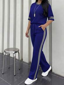 Royal Blue + Gray