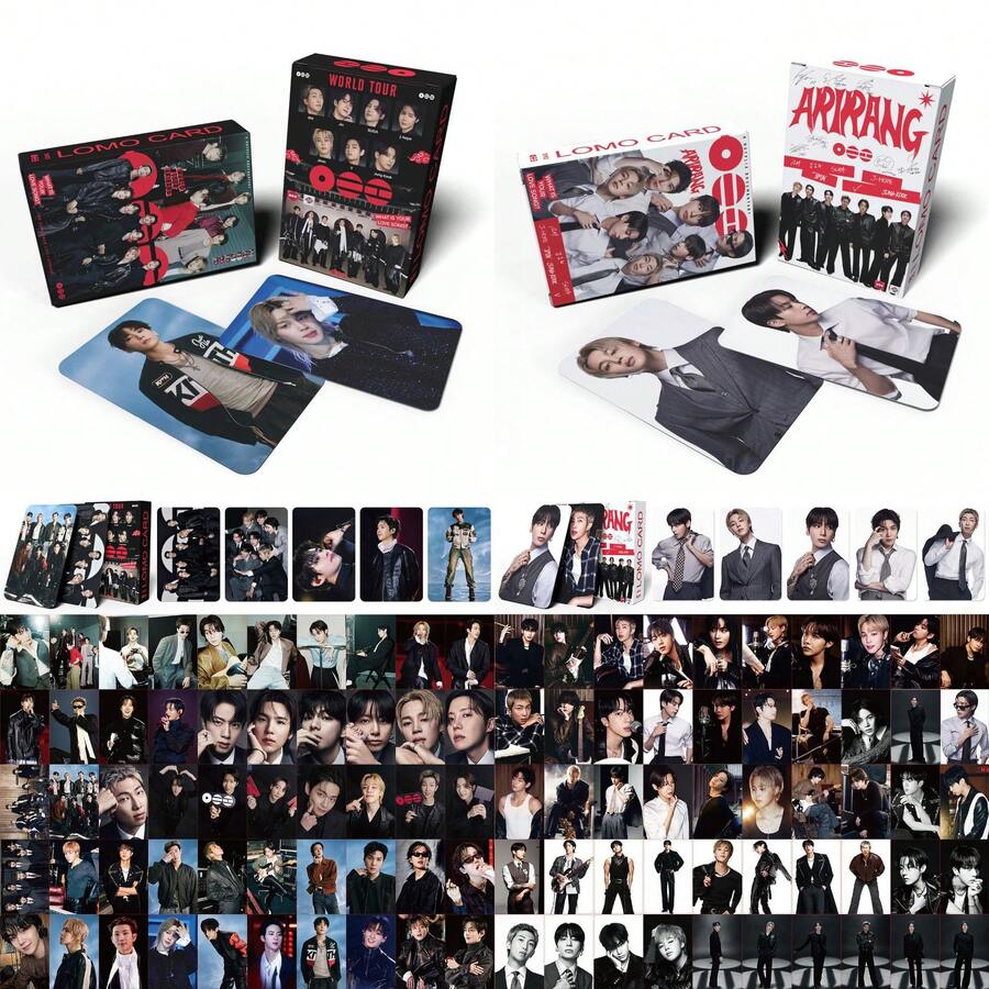 55pcs Idol Group Photocard, Comeback Album ARIRANG Celebrity Merchandise Collector Cards, LOMO Cards - Multicolor - View 1