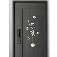 Miếng dán tường bình hoa acrylic 3D bóng - Dễ dán, có thể tái sử dụng và tháo rời, hoàn hảo để trang trí phòng khách và phông nền TV - Một kích cỡ phù hợp cho tất cả - Xem 9
