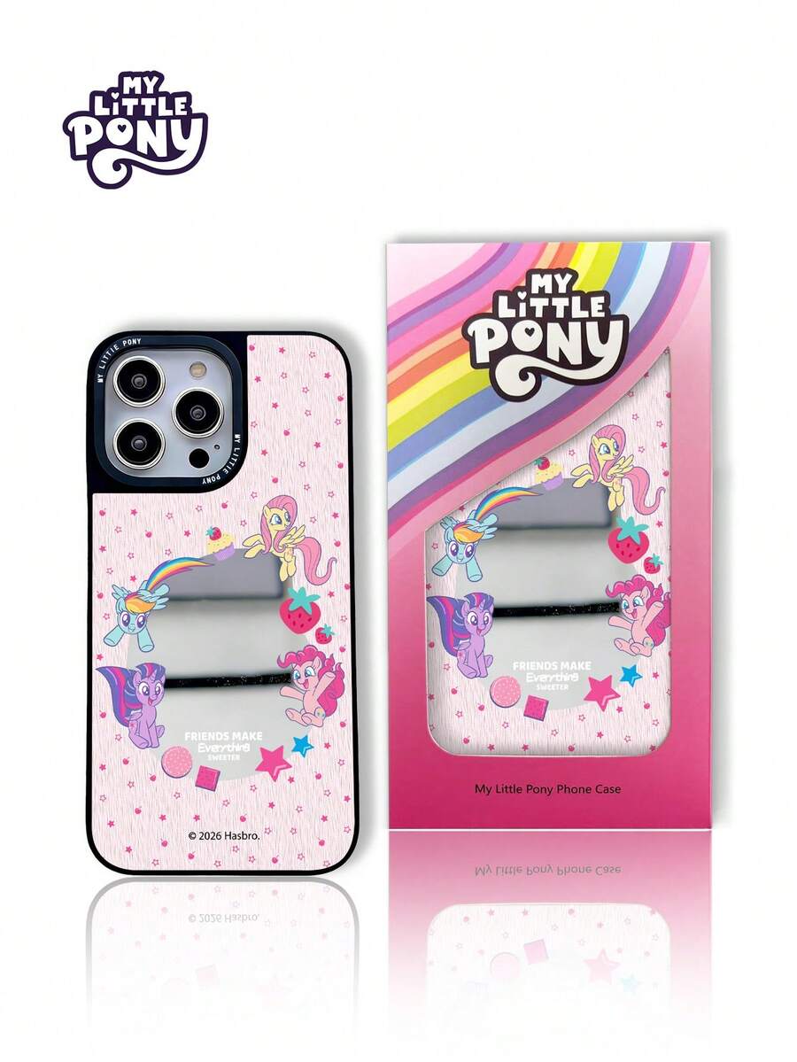 Hasbro MY LITTLE PONY 官方正品镜面手机壳，卡通少女手机壳，节日礼物手机壳，盒装，适用于苹果 iPhone 17、17 Air、17 Pro、17 Pro Max、11、12、13、14、15、16 Pro、16 Pro Max、14 Plus、15 Plus、16 Plus、15 Pro Max、16 Pro、16 Pro Max - 彩色 - 查看 1