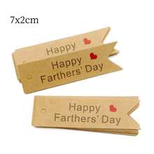 100TAG+20M String 7X2/4X2 Cm White Kraft Paper Handmade Hang Card - 7X2/4X2 cm White Kraft Paper Handmade Hang Card - View 29