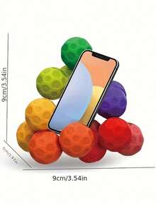 1个全新足球形魔方球 - 3D益智DIY魔方，多色益智玩具，适合儿童、圣诞礼物、课堂奖励、派对礼品 - 查看 6