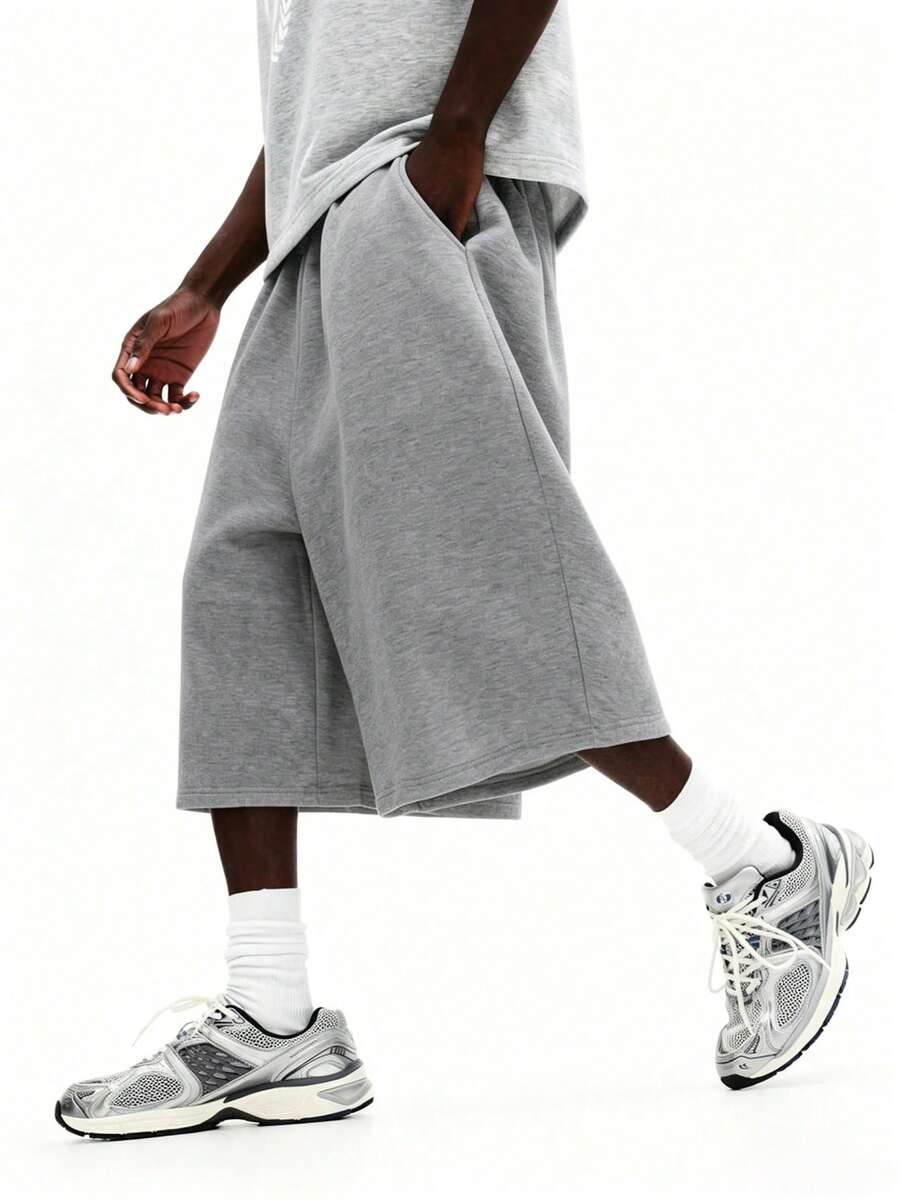 Pantalones cortos casuales de media longitud para hombres, estilo callejero para el verano