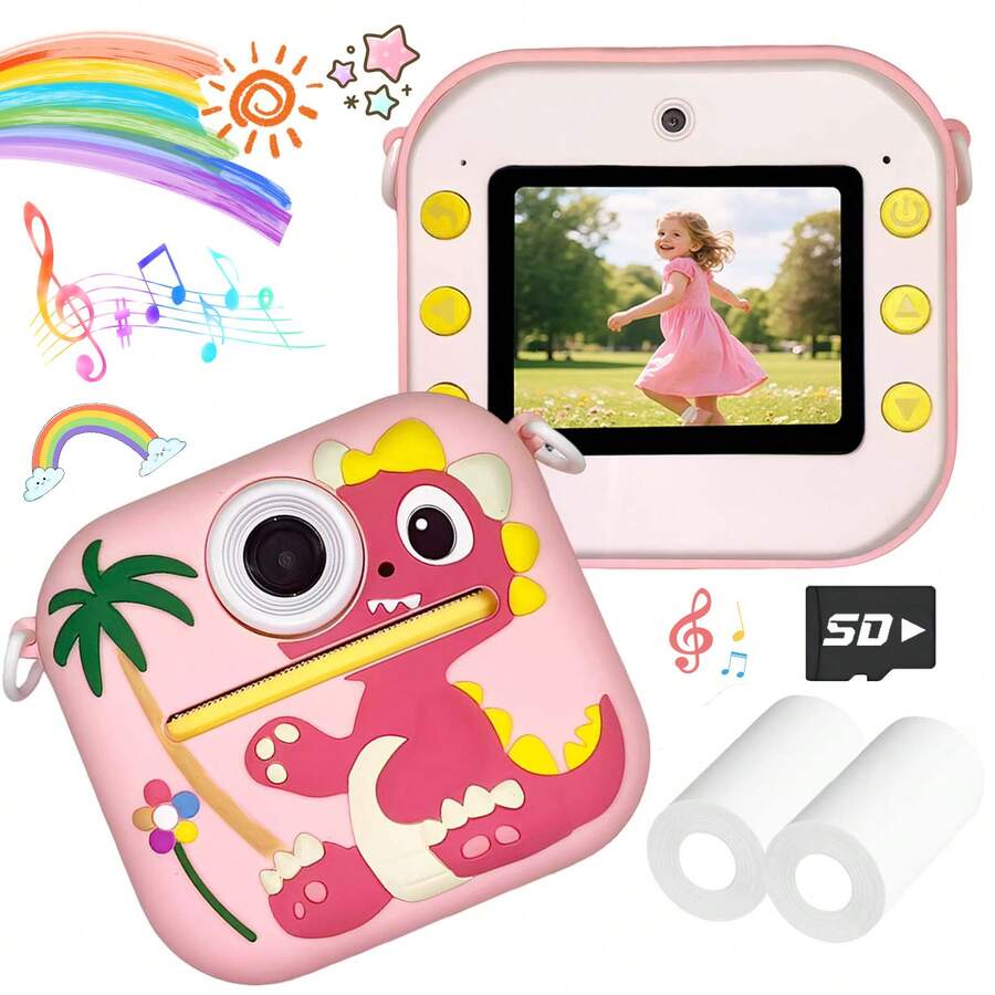 Ponsel Pintar Anak, Kamera Ganda, Video 1080P, Filter Seru dan Bingkai Kreatif, Cocok Sebagai Hadiah Natal dan Ulang Tahun untuk Anak-Anak - MultiWarna - View 1