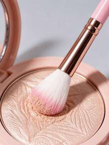 3pcs Highlighter Eyeshadow Brush, Nose Contour Brush, Makeup Brush Set, Soft & Fluffy Cosmetic Tools, Easy To Carry Travel Makeup Kit - Baby Pink - View 7