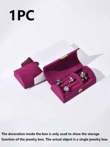Seka Paul Portable Multi-Functional Small Jewelry Roll Bag, Mini Storage Pouch For Earrings, Rings, Necklaces & Cosmetics - Multicolor - View 14