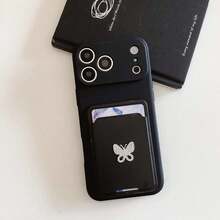 Tặng kèm dây đeo cổ tay, ngăn đựng thẻ, ốp lưng điện thoại + dây đeo cổ tay, tương thích với iPhone 17 Pro Max, 16 Pro Max, 15 Pro Max, 14 Pro Max, 13 Pro Max, 12 Pro Max, 11 Pro Max, XS Max, 7/8 Plus, S26, 2524321u, Honor. - màu đen - Xem 2