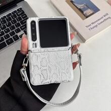 Snake Foldable Phone Case / Fashionable Foldable Phone Case, Compatible With Z / Z FLIP6 / Z FLIP5 / Z FLIP4 / Z FLIP3 - Multicolor - View 3