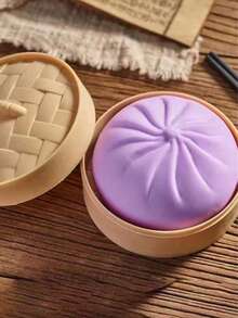 One Everyday Stress-Relieving Toy, A Colorful Dumpling-Shaped Squishy Ball, A Sensory Stress-Relieving Toy, A Squishy Dough Ball Hand Toy, A Bouncy Tabletop Toy With A Steamer, Suitable As A Game And Party Favor. - 彩色 - 查看 3
