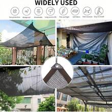 Shade Cloth Outdoor Sun Shade With Grommets, Premium Sunshade Fabric Fence - Durable, Tear-Resistant, Easy To Install For Balcony, Courtyard, And Swimming Pool - Provides Excellent Sunblock, Shade, And Privacy With Taped Edge And Grommets - Multiple Styles - View 7