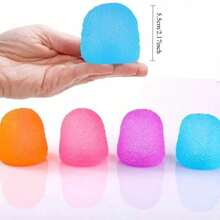 1pc/Random - Best Selling Textured Cube Slow Rebound Candy Squeeze Toy, Moldable Malt Stress Ball For Teens And Adults, Ultra-Firm Jelly-Like Squeeze Ball, Sensory Stimulation, Stress Relief, Perfect Birthday, Party And Holiday Gift! - Multiple Styles - View 4
