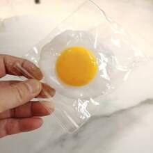 Handmade Toast Fried Egg Squishy, High Aesthetic, Water-Feeling, Slow Rebound - Multicolor - View 9