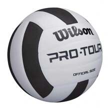 Wilson Pro Tour Black White Size 5 Indoor Volleyball - White - View 2