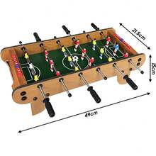Mesa de Futbolito, Mesa Multijuegos para Niños y Adultos, Juegos de Puzzle de Futbol con 3 Fútbol, para la Familia, la Sala de Juegos, los Amantes del Fútbol - 1 - Ver 6