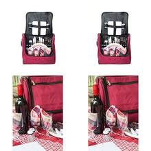 Fox Run Picnic Tote Kit 1 EA rojo - Rojo - Ver 1