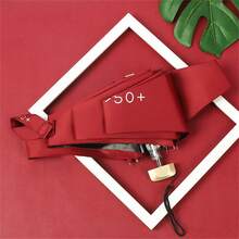 Mini Umbrella, 6 Ribs, Gold Coating Fabric, Super UV Protection, Compact Portable Pocket Umbrella, Gift Umbrella, Princess Umbrella For Women - Flat Five-fold Aluminum Rod - View 22