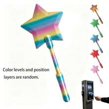 This 3D Printed Non-Contact Payment Card Holder Is Designed For Seamless Digital Payments. This Star Wand Can Enhance The Checkout Experience, Perfect For Card-Swiping Occasions, Cosplay And Parties. - Multicolor - View 14
