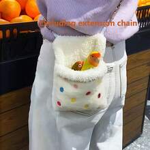 1pc Parrot Hanging Hammock Sleeping Bag, Suitable For Parrots, Lovebirds, Hamsters, Comfortable Travel Rest Bag, Easy To Carry - Small Animal Sleeping Bag - View 9