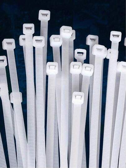 10/100/200 piezas Bridas de nailon multicolor con autobloqueo, correas de sujeción para jardín, diseño de trinquete que se aprieta al tirar, alta resistencia a la tracción, bridas de plástico autobloqueantes duraderas, adecuadas para el hogar, el jardín, el garaje, el estudio, la decoración de Navidad, Año Nuevo y vuelta al colegio