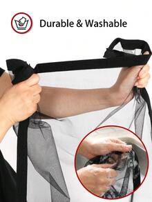 Set di zanzariere adesive nere per finestre per prevenire zanzare e insetti | Rete per finestre | Facile installazione | Maglia fine - Schermo nero - Visualizzare 5