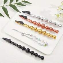 1 chiếc dụng cụ hỗ trợ đeo vòng tay, kẹp trợ giúp cài khóa vòng tay nữ, dụng cụ trang sức cho vòng tay, dây chuyền, dây đeo đồng hồ, khóa kéo, nhỏ gọn và nhẹ, có các màu vàng/bạc/vàng hồng/đen. - Kẹp phụ trợ vòng tay - Xem 6