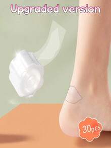 30 miếng dán hydrogel chống phồng rộp, ngăn ngừa phồng rộp và giảm đau gót chân; Miếng dán chăm sóc chân chống thấm nước có keo dính, thích hợp cho thể thao, leo núi và bảo vệ đế giày; Thiết kế trong suốt có kết cấu cho cảm giác thoải mái chính xác; Thiết kế miếng dán co giãn | Màu be nhạt, vật dụng cần thiết cho giày cao gót, du lịch, chạy bộ, miếng dán hydrogel cho chân, ngăn ngừa phồng rộp. - Nhiều màu - Xem 13