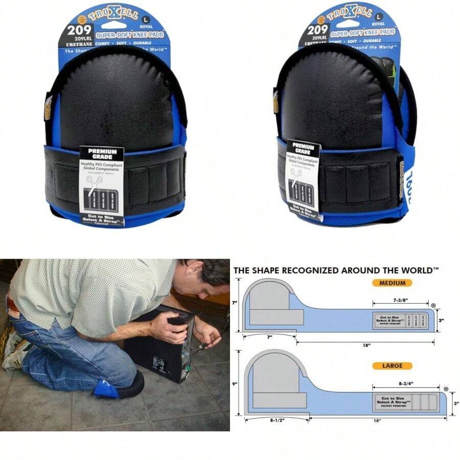 Kneepad - Navy Blue and Black - View 1